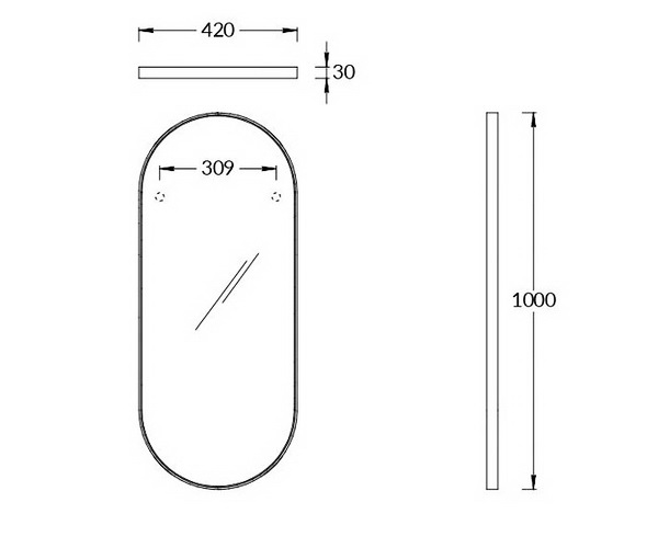 зеркало KERAMA MARAZZI CONO 42